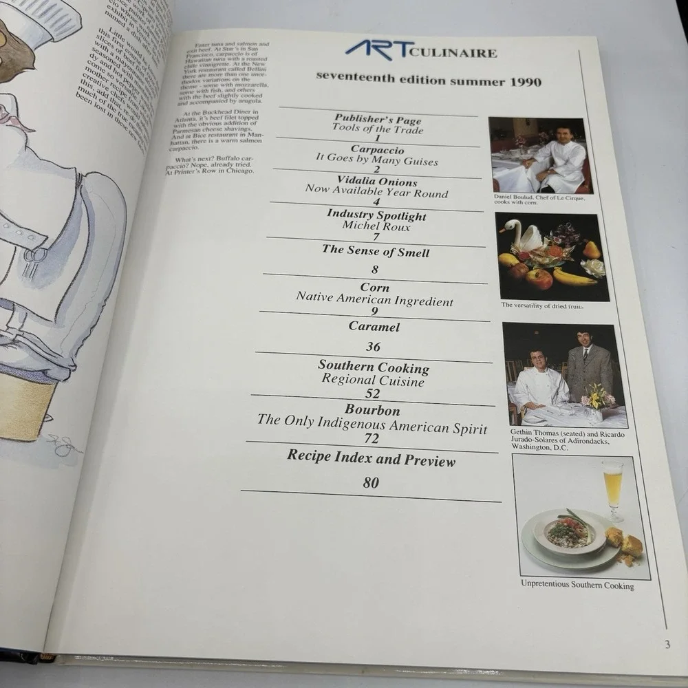 Art Culinaire‎ 17 International Magazine Good Taste Mitterer Hardcover 1990 Vtg